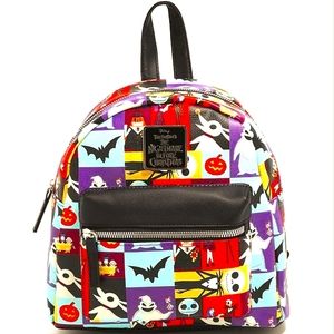 Nightmare before Christmas grid character loungefly bag this bag it's sold